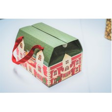  #蛋捲盒# 手提蛋捲盒 糖果盒 手工餅乾盒 茶葉盒 野餐盒 手提禮盒【甜蜜的家】